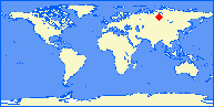world map with UOTE marked