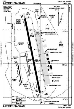 Airport diagram for KDYS
