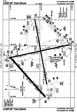 Airport diagram for KHMN