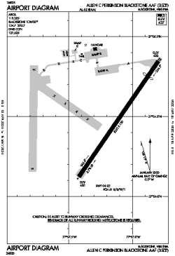 Airport diagram for KBKT