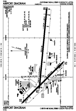 Airport diagram for CYS