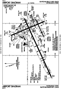 Airport diagram for DAB