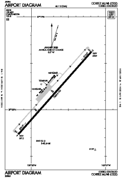 Airport diagram for CEZ