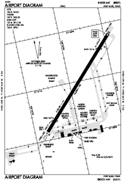 Airport diagram for KBIF