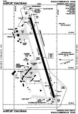 Airport diagram for KGSB