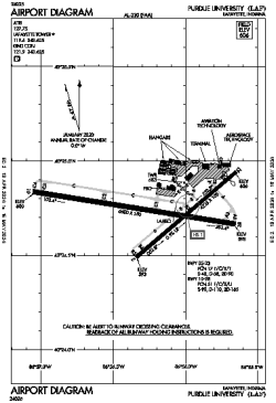 Airport diagram for LAF