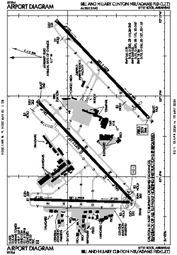 Airport diagram for KLIT
