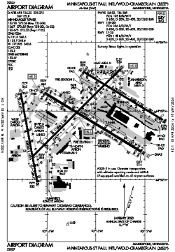 Airport diagram for MSP