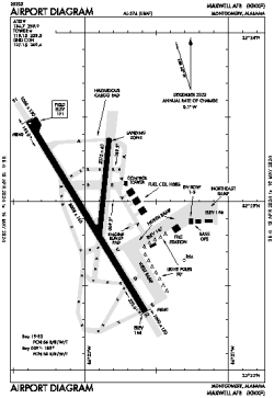 Airport diagram for KMXF