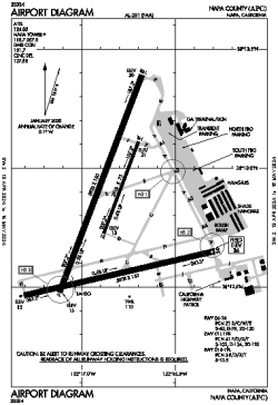 Airport diagram for APC