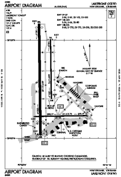 Airport diagram for KNEW