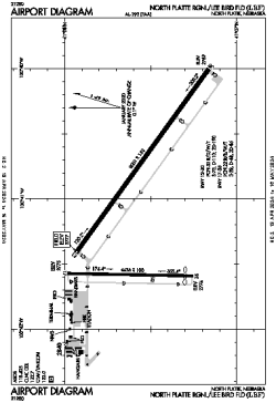 Airport diagram for LBF