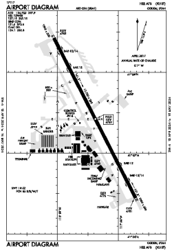 Airport diagram for HIF