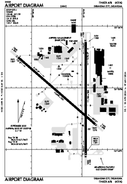 Airport diagram for TIK