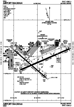 Airport diagram for KORL