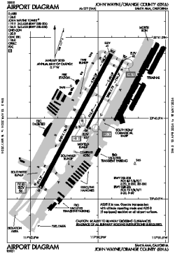 Airport diagram for SNA