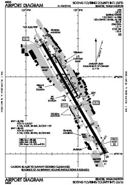 Airport diagram for KBFI