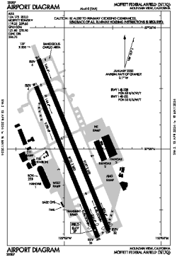 Airport diagram for NUQ
