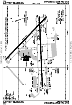 Airport diagram for SYR
