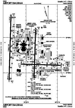 Airport diagram for TPA