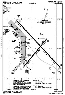 Airport diagram for KFOE