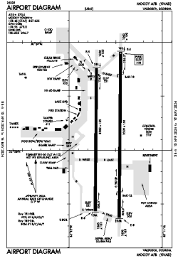 Airport diagram for VAD