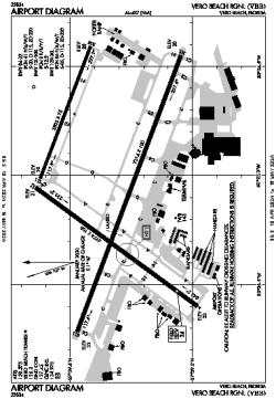 Airport diagram for KVRB
