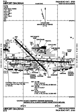 Airport diagram for PBI