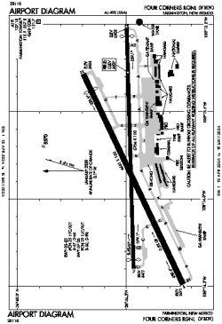 Airport diagram for KFMN