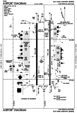 Airport diagram for KADW