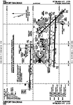 Airport diagram for PIT
