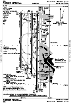 Airport diagram for SEA