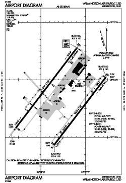 Airport diagram for ILN