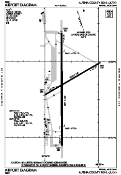 Airport diagram for KAPN