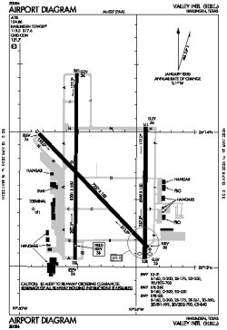 Airport diagram for KHRL