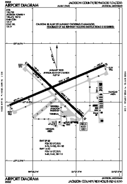 Airport diagram for JXN
