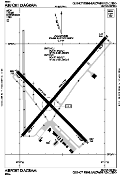 Airport diagram for KUIN