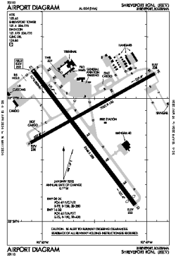 Airport diagram for KSHV