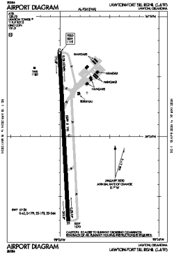 Airport diagram for KLAW