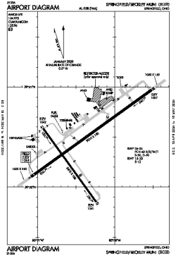 Airport diagram for SGH