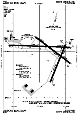 Airport diagram for PADQ