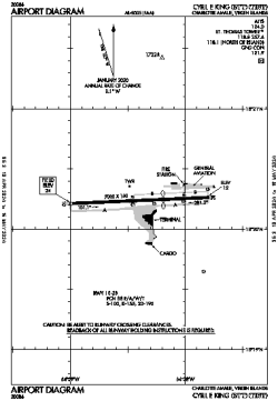 Airport diagram for STT