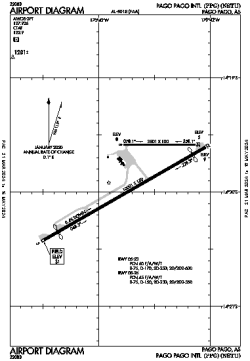 Airport diagram for PPG