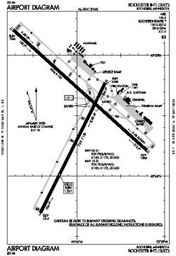 Airport diagram for RST