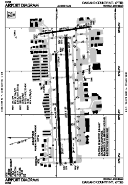 Airport diagram for KPTK