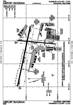 Airport diagram for KUES