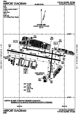 Airport diagram for KFCM