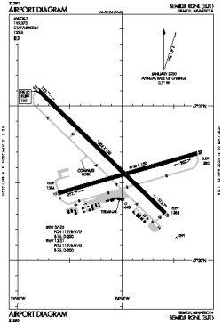Airport diagram for KBJI