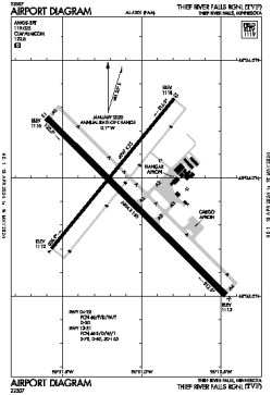 Airport diagram for KTVF