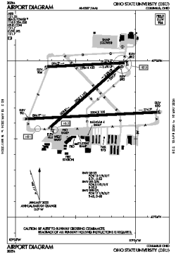 Airport diagram for OSU